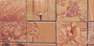 Mosaik des Kusses